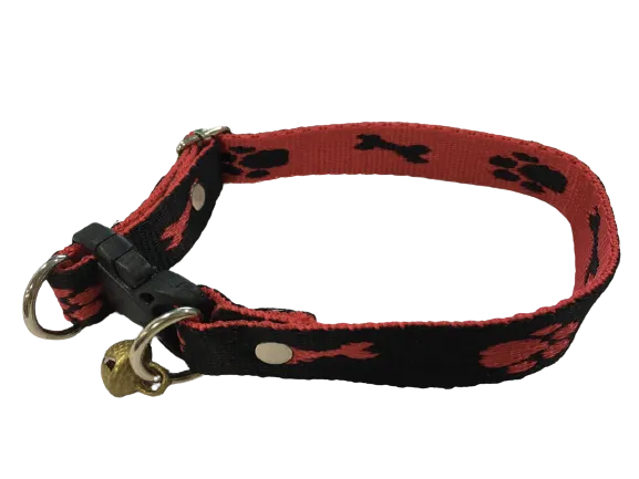 Colourful Nylon Dog Collar for Medium Breeds